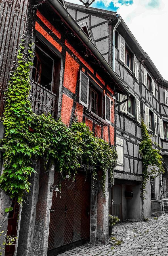 La Maison Rouge Au Coeur De La Ville. Riquewihr Luaran gambar